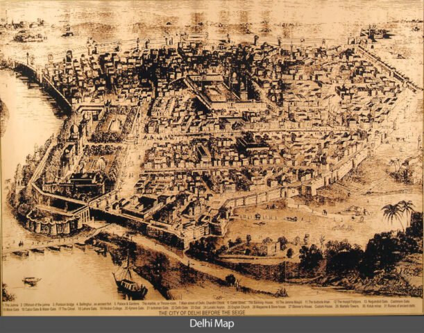 105 delhi map 1857